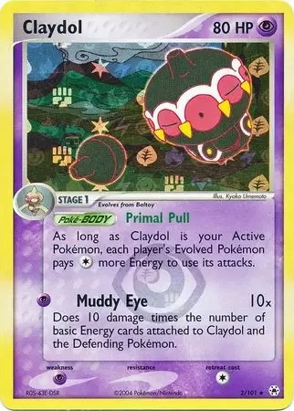 EX Hidden Legends - Claydol reverse