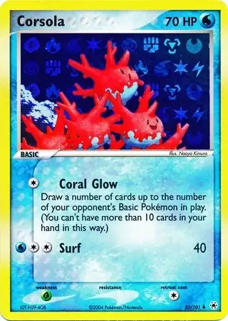 EX Hidden Legends - Corsola holo