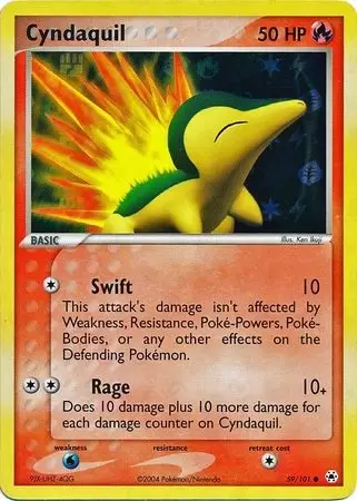 EX Hidden Legends - Cyndaquil holo