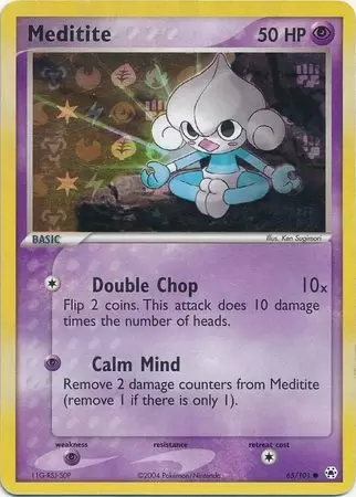 EX Hidden Legends - Meditite holo