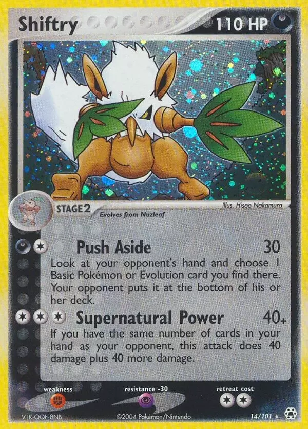 EX Hidden Legends - Shiftry Holo