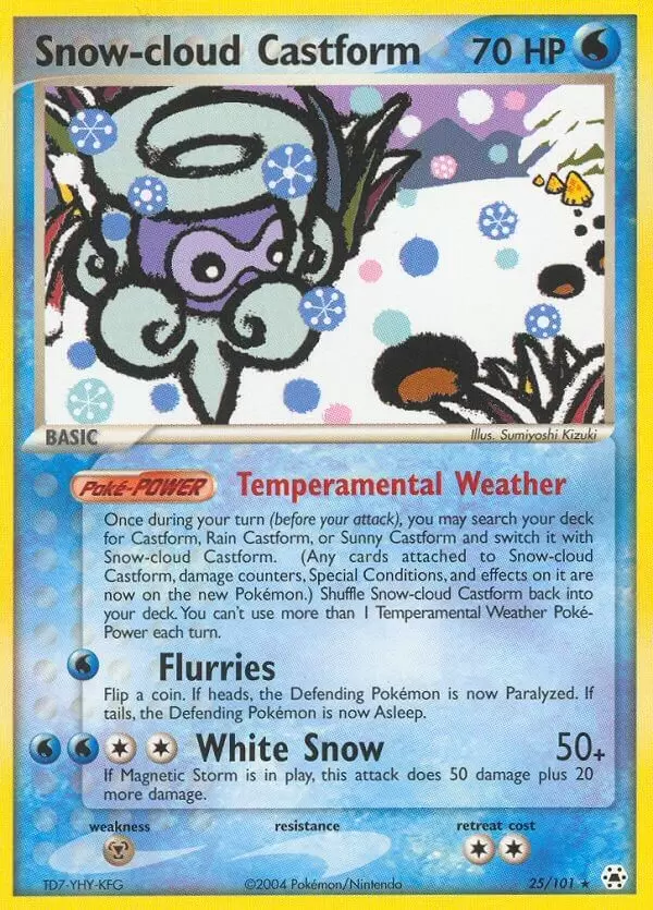 EX Hidden Legends - Snow-Cloud Castform