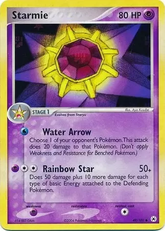 EX Hidden Legends - Starmie reverse