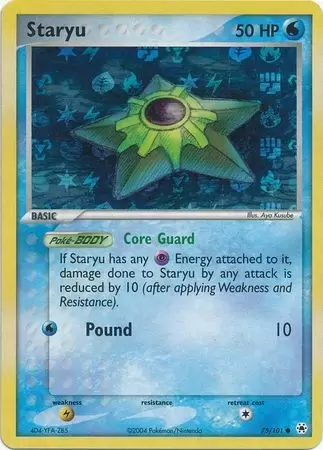 EX Hidden Legends - Staryu holo