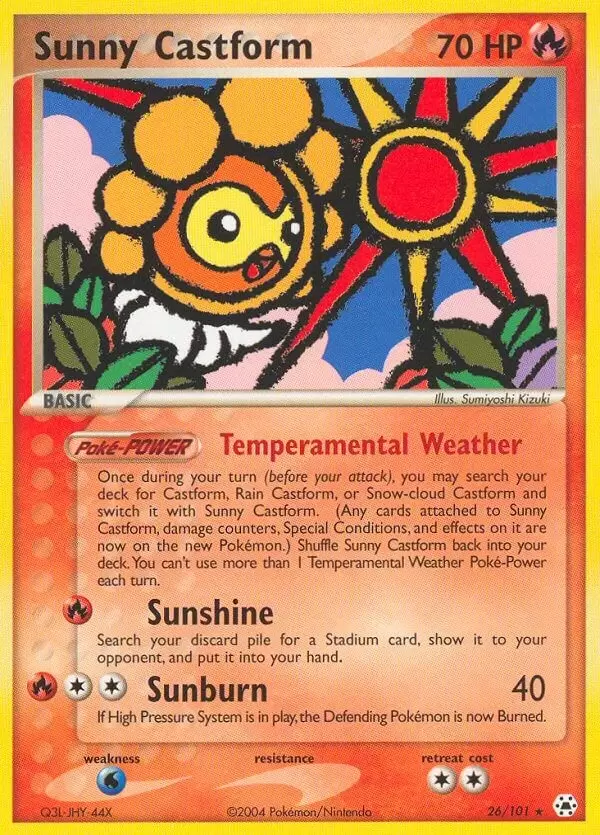 EX Hidden Legends - Sunny Castform