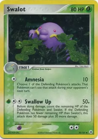 EX Hidden Legends - Swalot holo
