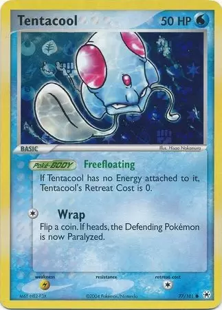 EX Hidden Legends - Tentacool holo