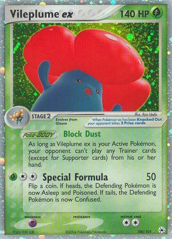 EX Hidden Legends - Vileplume ex