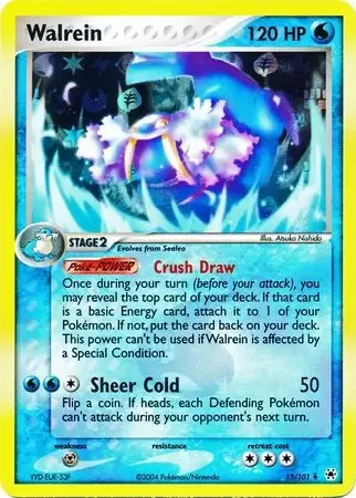 EX Hidden Legends - Walrein reverse