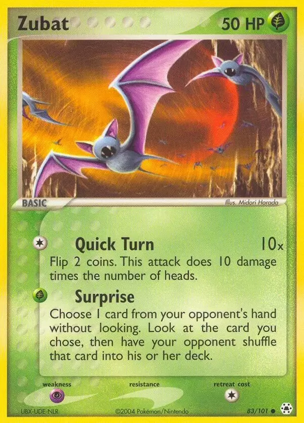 EX Hidden Legends - Zubat