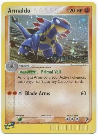 EX Sandstorm - Armaldo Prerelease