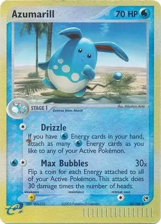 EX Sandstorm - Azumarill Reverse