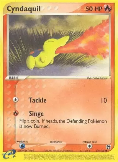 EX Sandstorm - Cyndaquil