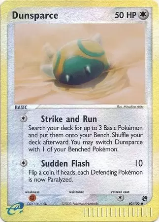 EX Sandstorm - Dunsparce Reverse