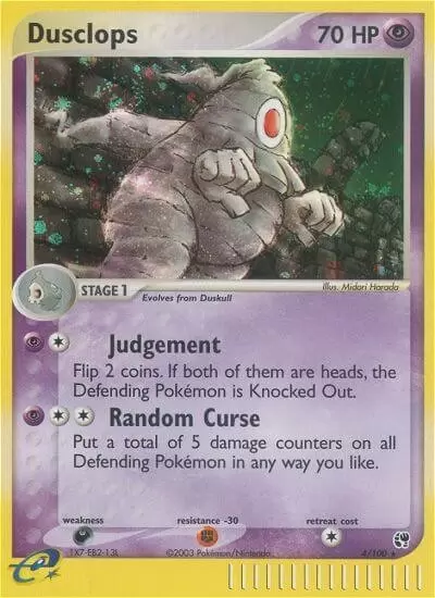 EX Sandstorm - Dusclops Holo