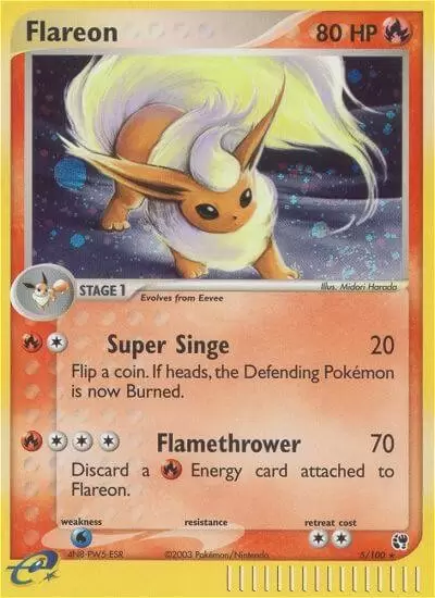 EX Sandstorm - Flareon Holo