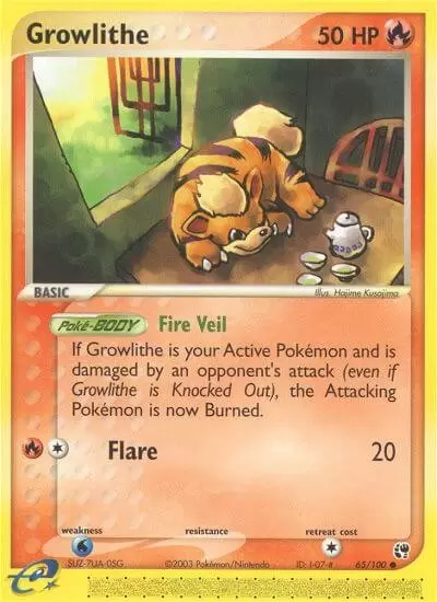 EX Sandstorm - Growlithe