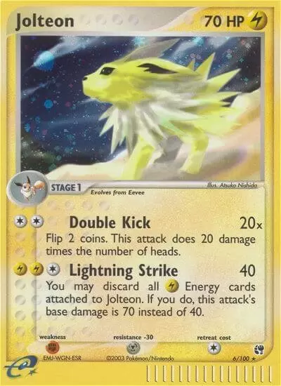 EX Sandstorm - Jolteon Holo