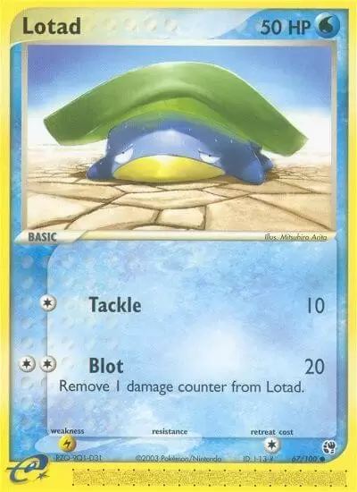 EX Sandstorm - Lotad
