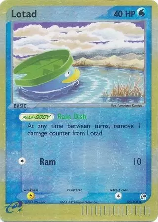 EX Sandstorm - Lotad Reverse