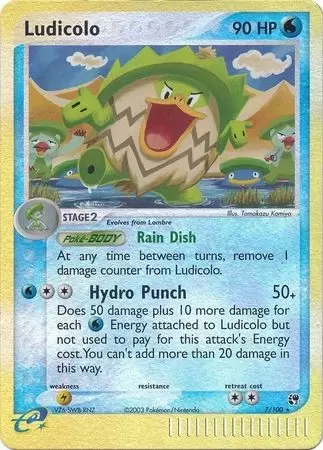 EX Sandstorm - Ludicolo Reverse