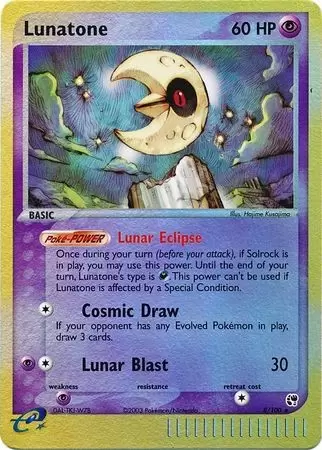 EX Sandstorm - Lunatone Reverse