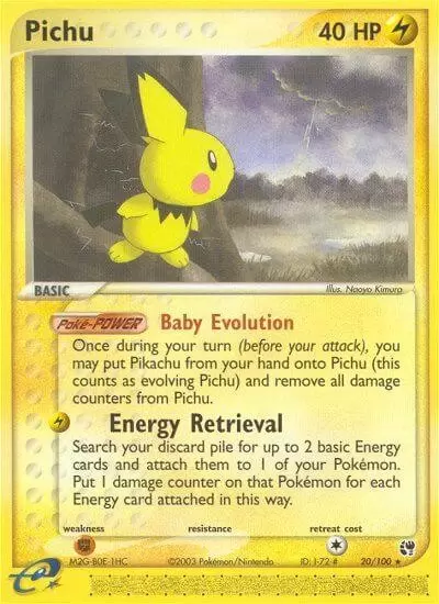 EX Sandstorm - Pichu