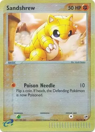 EX Sandstorm - Sandshrew Reverse