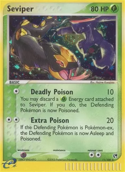 EX Sandstorm - Seviper Holo
