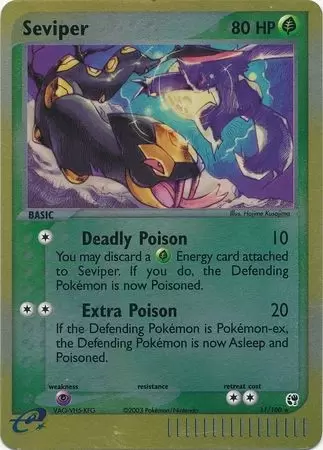 EX Sandstorm - Seviper Reverse