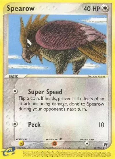 EX Sandstorm - Spearow