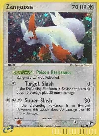 EX Sandstorm - Zangoose Holo