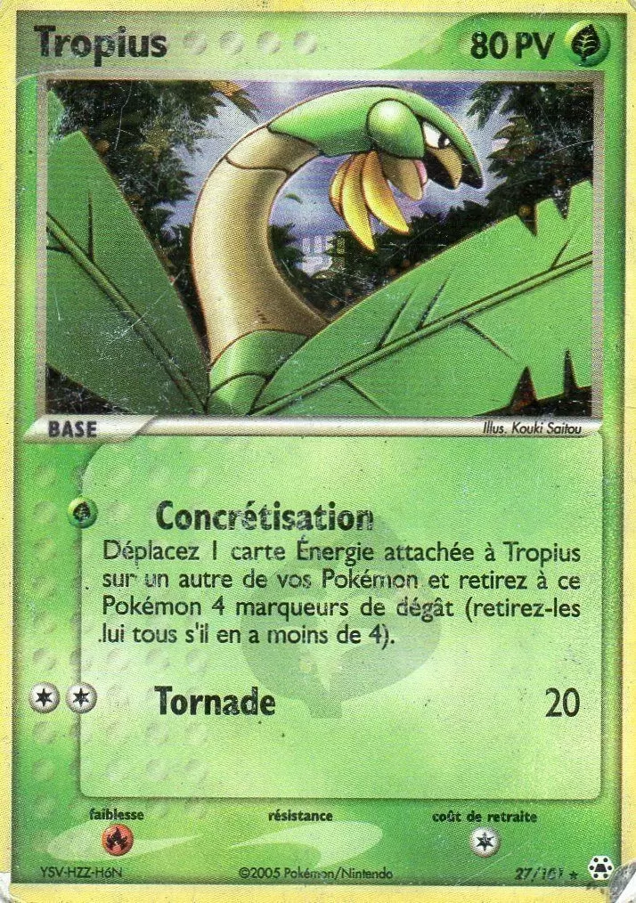 EX Légendes Oubliées - Tropius reverse