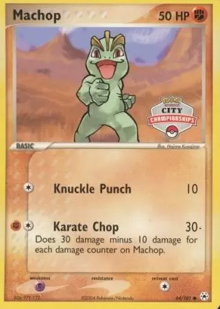 EX Hidden Legends - Machop City Championships