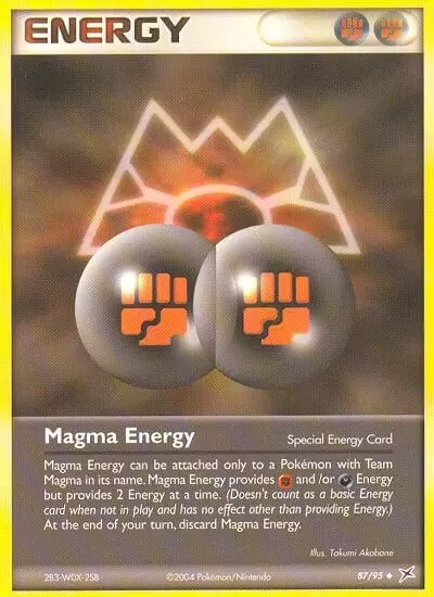 EX Team Magma VS Team Aqua - Magma Energy