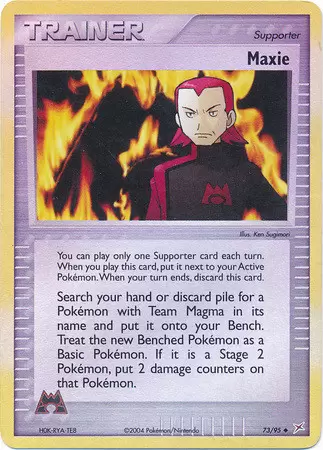 EX Team Magma VS Team Aqua - Maxie Reverse