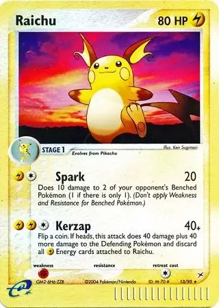 EX Team Magma VS Team Aqua - Raichu Reverse