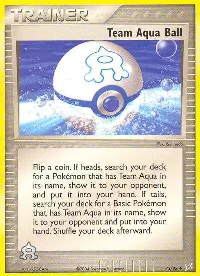 EX Team Magma VS Team Aqua - Team Aqua Ball