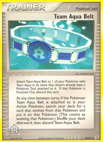 EX Team Magma VS Team Aqua - Team Aqua Belt
