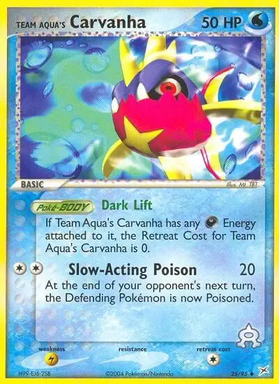 EX Team Magma VS Team Aqua - Team Aqua\'s Carvanha