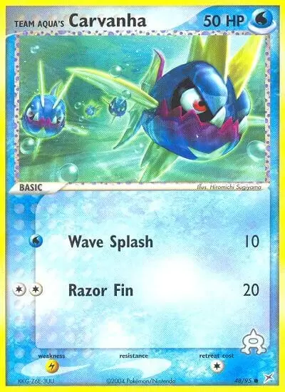 EX Team Magma VS Team Aqua - Team Aqua\'s Carvanha
