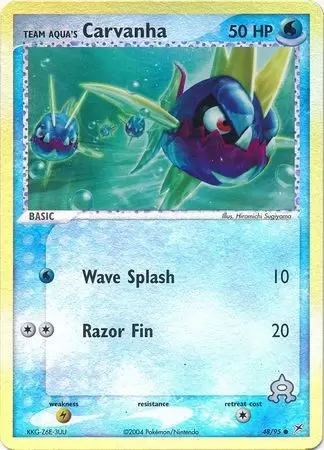 EX Team Magma VS Team Aqua - Team Aqua\'s Carvanha Reverse