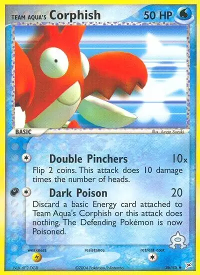 EX Team Magma VS Team Aqua - Team Aqua\'s Corphish