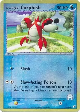 EX Team Magma VS Team Aqua - Team Aqua\'s Corphish Reverse