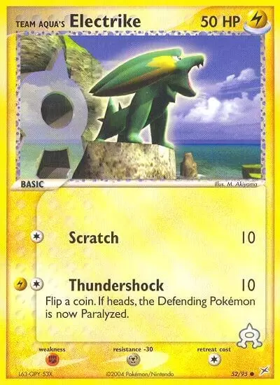 EX Team Magma VS Team Aqua - Team Aqua\'s Electrike