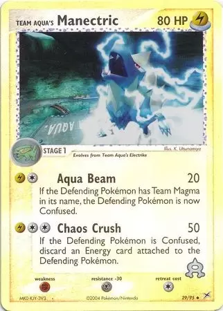 EX Team Magma VS Team Aqua - Team Aqua\'s Manectric Reverse