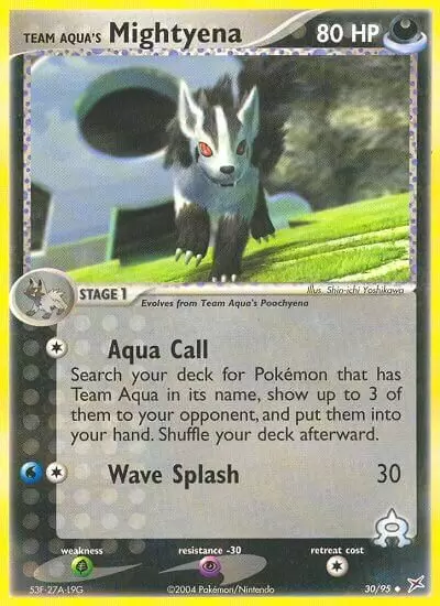 EX Team Magma VS Team Aqua - Team Aqua\'s Mightyena