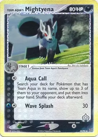 EX Team Magma VS Team Aqua - Team Aqua\'s Mightyena Reverse