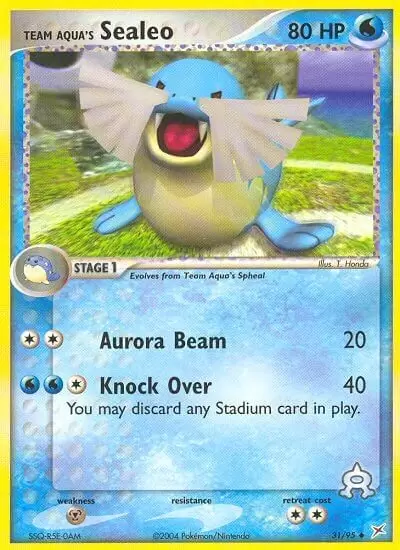 EX Team Magma VS Team Aqua - Team Aqua\'s Sealeo