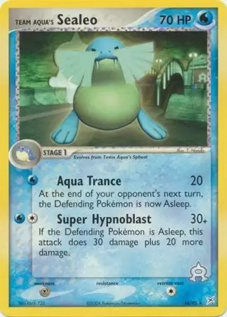 EX Team Magma VS Team Aqua - Team Aqua\'s Sealeo Reverse